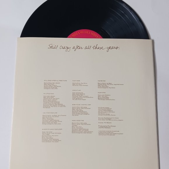 Paul Simon Still Crazy After All These Years vinyl record, 1975 first pressing - Picture 4 of 8